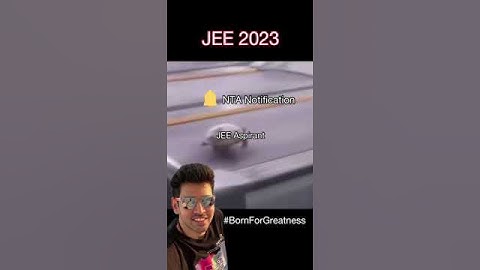 JEE 2023 Aspirants Before and After NTA Notification 🤯🤩😅 #jee #nta #jeeshorts #namokaul