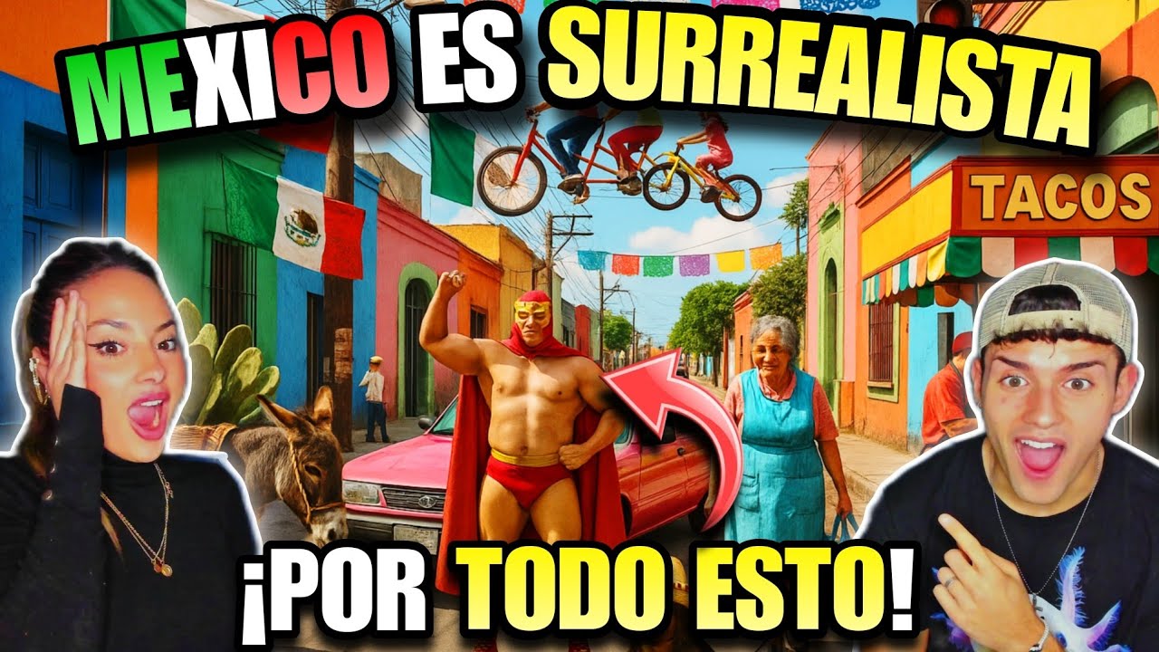 ESPAÑOLES REACCIONAN a COSAS que SOLO PASAN en MÉXICO 🇲🇽😱 *es MUY LOCO*