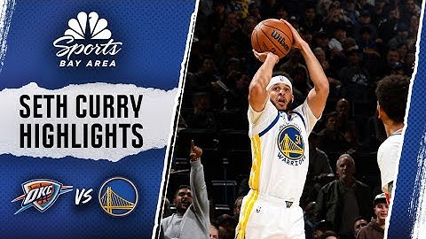 Seth Curry highlights: Watch guard score 14 points in Warriors debut vs. Thunder | NBC Sports BA