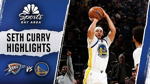 Seth Curry highlights: Watch guard score 14 points in Warriors debut vs. Thunder | NBC Sports BA