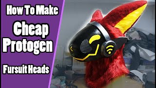 Yo ! I received the fursuit head of my protogen, it's incredible i