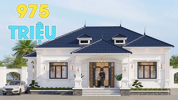 Mẫu nhà vườn mái nhật 3 gian tân cổ quá đẹp sang trọng mà nhẹ nhàng | MN04232
