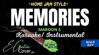 MEMORIES- Maroon5 -ℰGuitar Cover Instrumental Karaoke Version