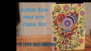 Cereal Box / Altered Book. This creative scrapbook has plenty of pages to add your memories.