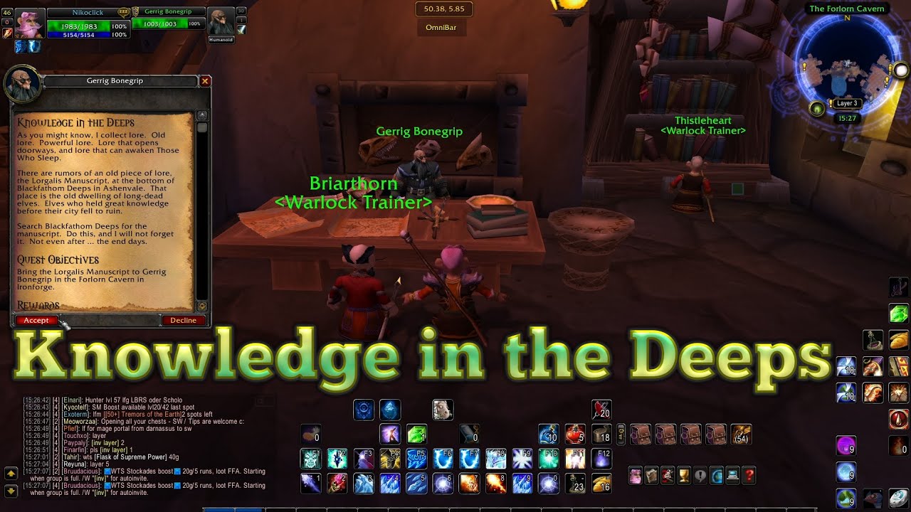 Knowledge in the Deeps