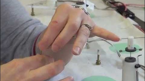 Flight Mill Behavior Studies: attaching a moth