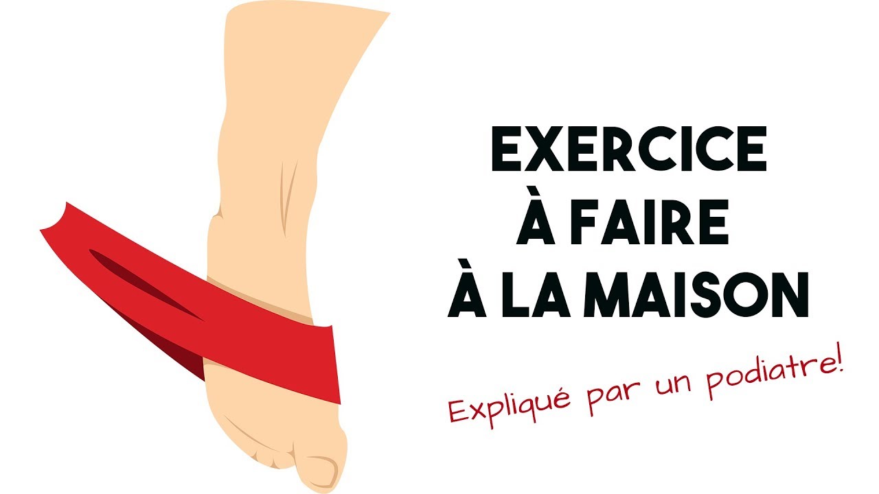 Comment Renforcer Sa Cheville Avec Elastique Youtube