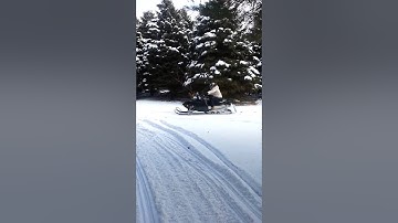 The wife taking her new Polaris IQ 550 Shift out for some fun..