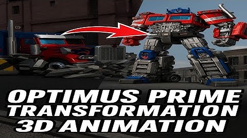 Optimus Prime Epic 3D Transformation |OptimusPrime #Transformers #3DAnimation #Cinematic #CGI