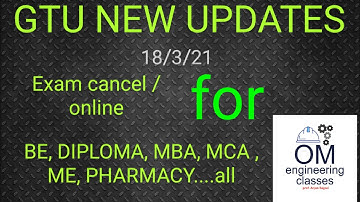 GTU NEW CIRCULAR | GTU LATEST NEWS | EXAM CANCELLED | UG | DIPLOMA | GTU EXAMS WINTER 2020 | GTU ||