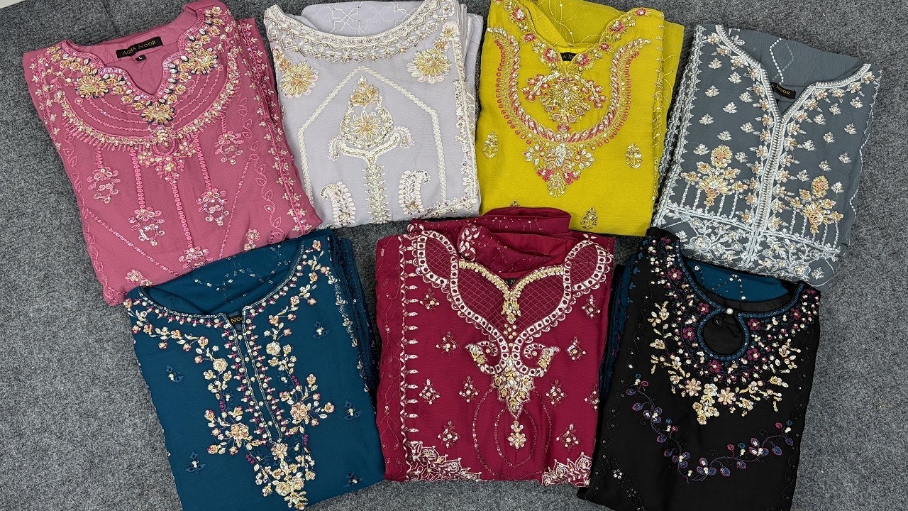 Agha Noor New 2Piece Dress  |  আগানুর ২পিছ ড্রেস  | Most Demandable Festive Dress