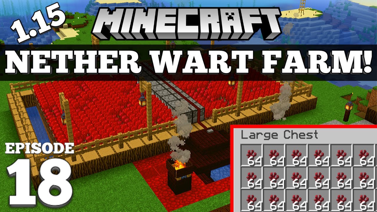 minecraft nether wart farm