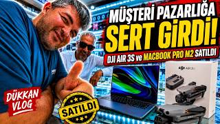 Dükkanda Sert Pazarlık! DJI Air 3S ve MacBook Pro M2 Satıldı