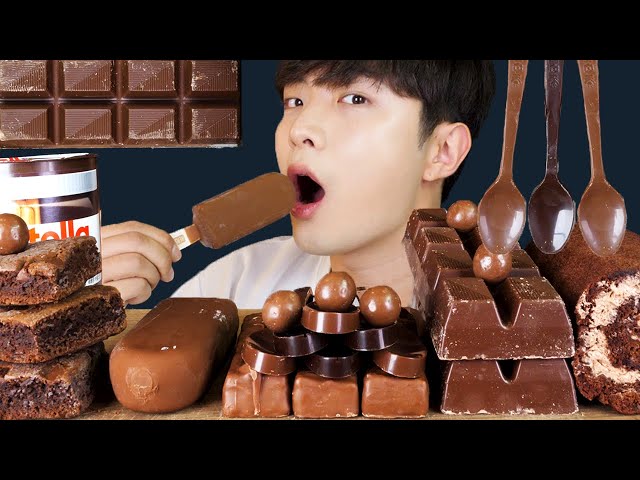 MUKBANG ASMRㅣSweet Chocolate Dessert Maltesers, Snacks, Cake, Ice Cream🍫Korean 후니 Hoony Eating Sound class=