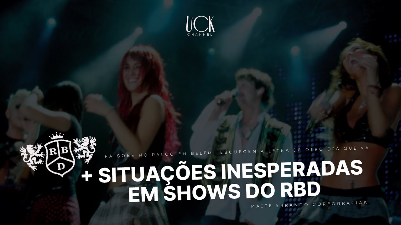 + SUSTOS, + MICOS e + DESLIZES em aparições do RBD (PARTE 03)