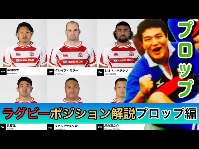ラグビーポジション解説プロップ①③編」頑張れラグビー日本代表 - YouTube