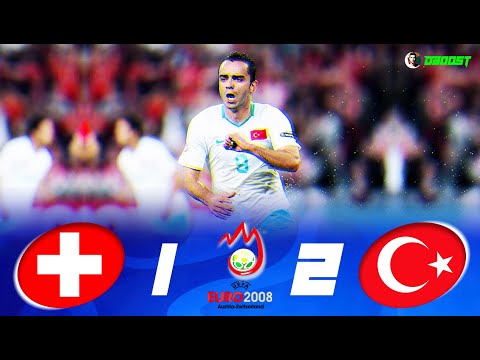 Switzerland 1-2 Turkey - EURO 2008 - Turkish Comeback - Extended Highlights - FHD