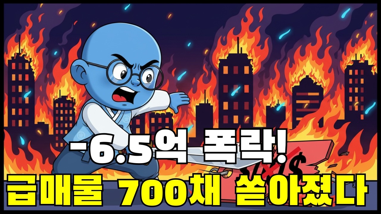 [긴급] 올림픽파크포레온 700채 던졌다… -6억 5천 폭락에도 절대 사면 안 되는 이유