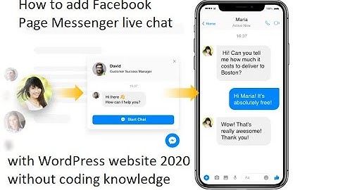 How to add Facebook Page Messenger live chat with any website | Without coding knowledge