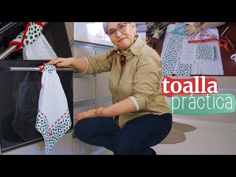 TOALLA PARA LA COCINA o LA NEVERA/fácil de hacer /Trucos de costura con Luzkita