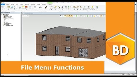 Vertex Bd - File Menu Functions