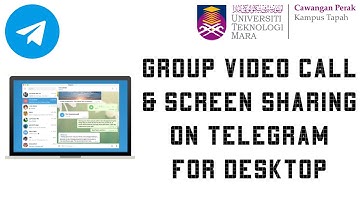 Group Video Call & Screen Sharing on Telegram for Desktop