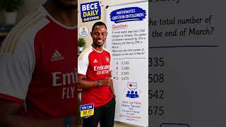 Your BECE Daily Maths Question 18.Solve &Type your answer in the comment. Share & Subscribe.#shorts