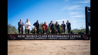 ARIZONA CARDINALS HQ GROUNDBREAKING - PHOENIX, AZ