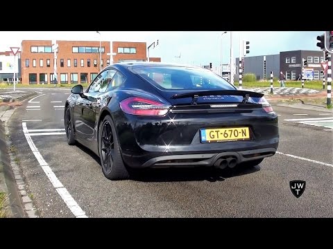 LOUD Porsche 981 Cayman S REVS & Acceleration Sounds!