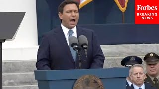 DeSantis Delivers Fiery Second Term Inaugural Address Blasting Biden, Wokeness | Full Remarks