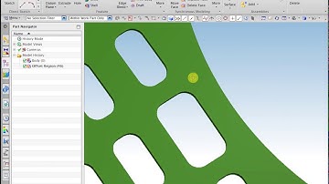 NX Synchronous CAD Modeling : Offset Region Command