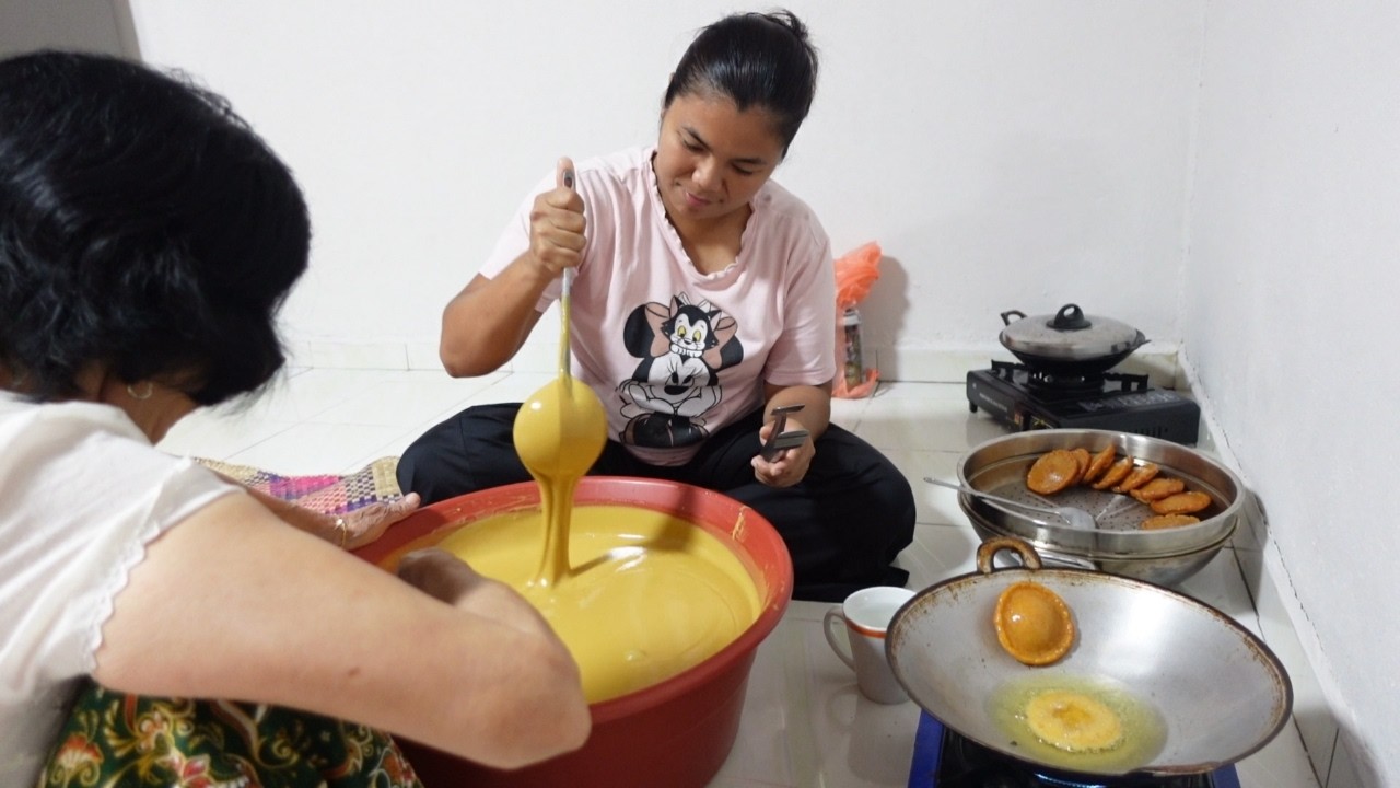 Taste Of Sarawak‼️How To Make The Perfect Kueh Pinjaram Or Kueh Cucur Jawa||Sukatan Senduk Separuh