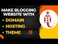 How to make blogging Website watch full Course ( Part 1 )
