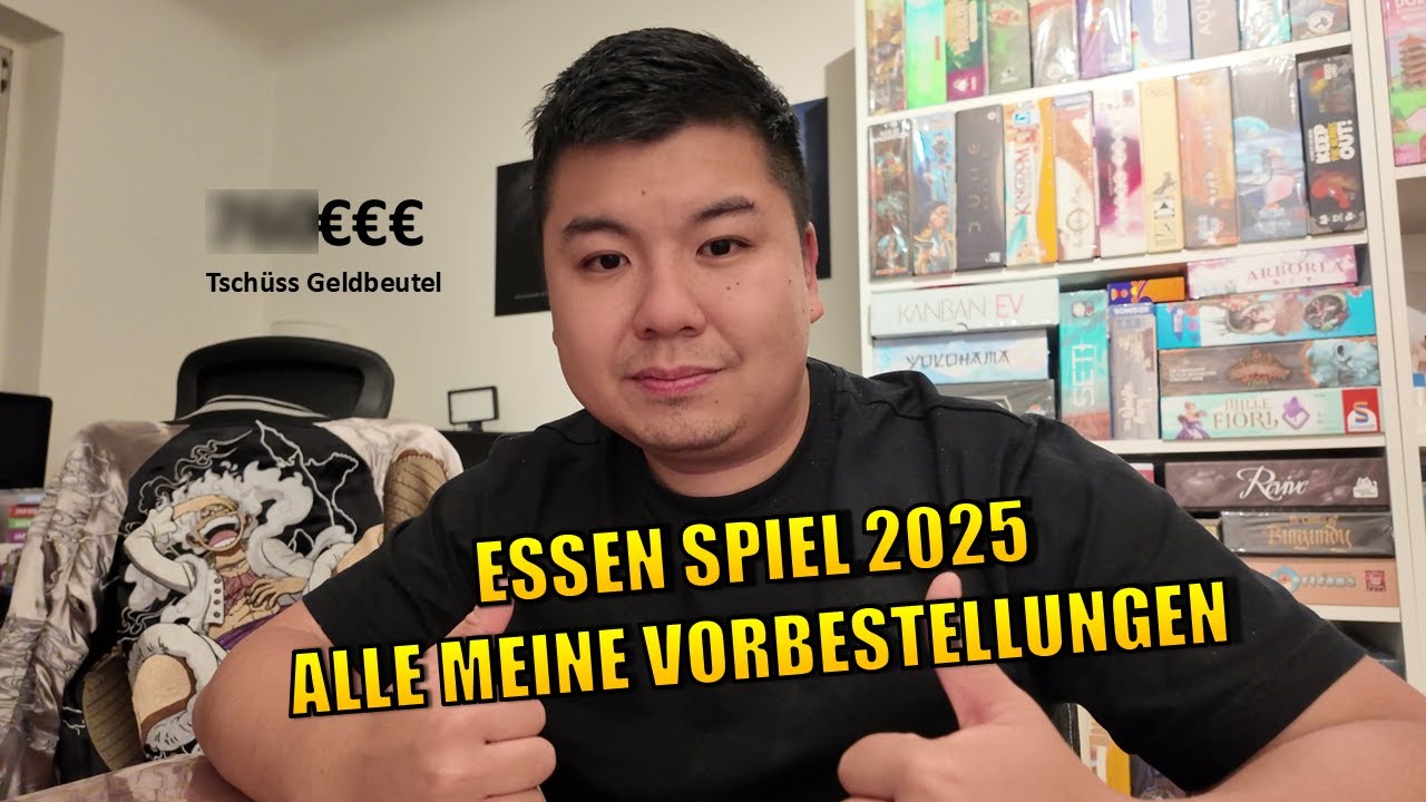 Mein Warenkorb vor der Messe Essen Spiel 2025