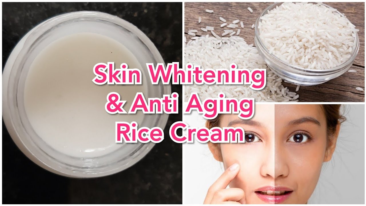 rice cream for face at home