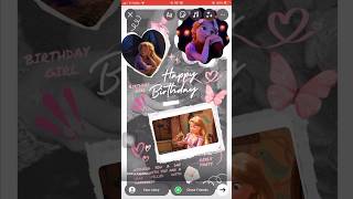 🎀Pinteresty Birthday Insta Edit Ideas 🎆🖤💓✨♾️#birthdayedits #instaedits #edits #pinterest