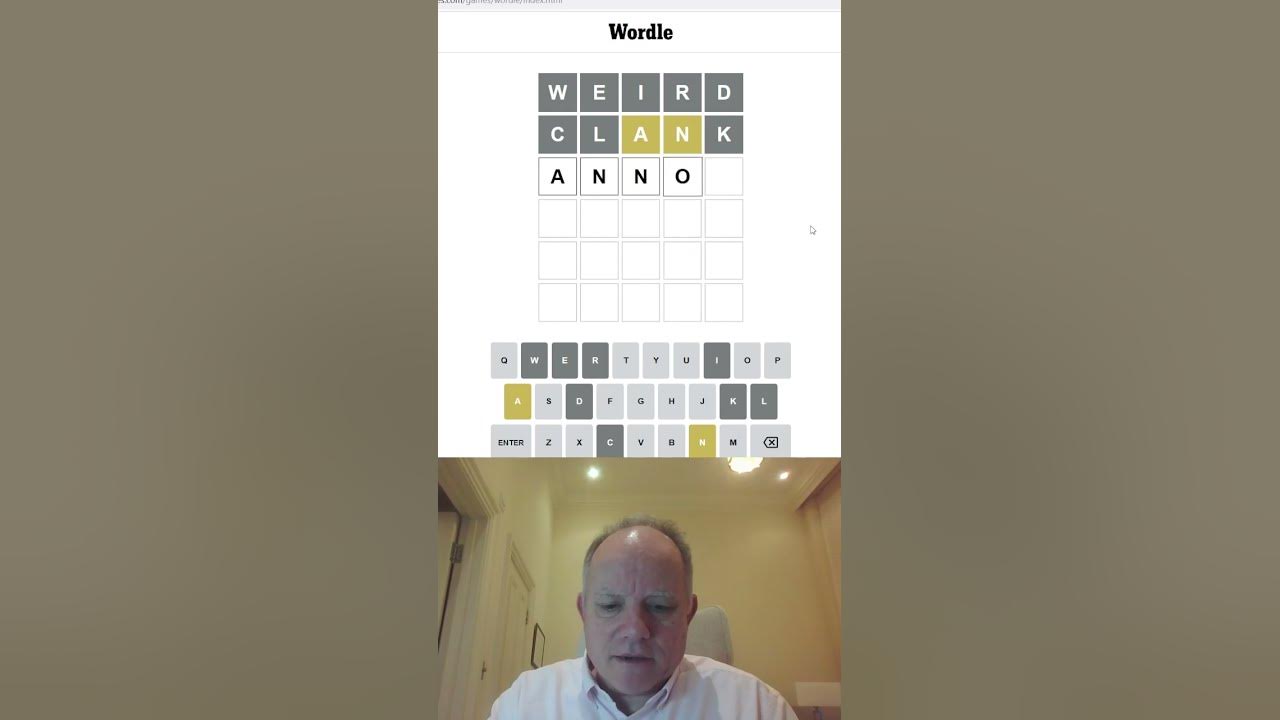 Wordle in a Minute 13th January 2023 YouTube