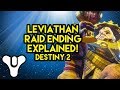 Destiny 2 Lore Leviathan Raid Ending Explained! | Myelin Games