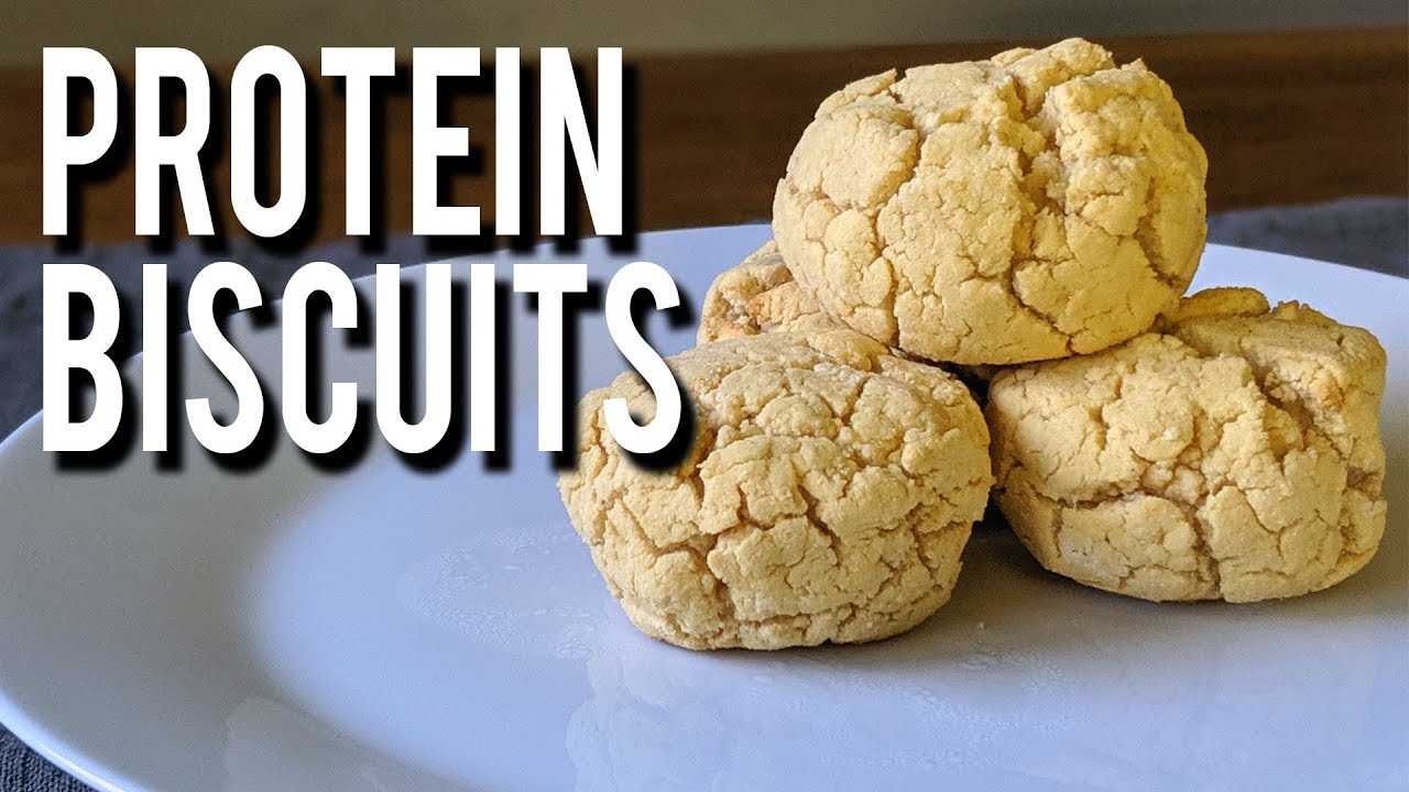 Low Carb Protein Biscuits Recipe Tasty Homemade Snack YouTube