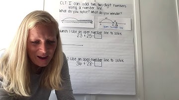 Adding Two-Digit Numbers - Number Line