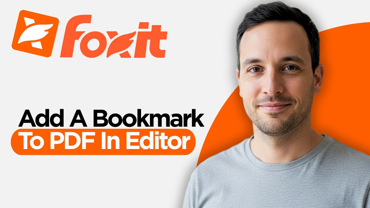 How to Add a Bookmark to PDF in Foxit editor (2026 Step by Step Guide ...