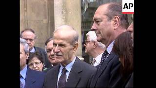 FRANCE: PARIS: SYRIAN PRESIDENT ASSAD VISIT (2)