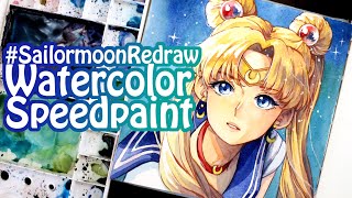 Sailor Moon Redraw Challenge with Watercolours!