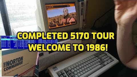 IBM 5170 286 Everex - Assembled demo, observations, software, and Norton Commander install part 3