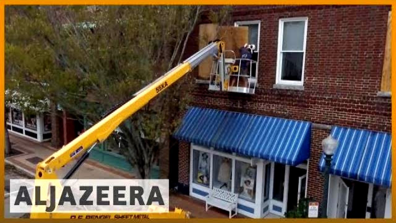 بلدة في ولاية كارولاينا الشمالية الأمريكية تعاني من وطأة إعصار فلورنس | الجزيرة الإنجليزية