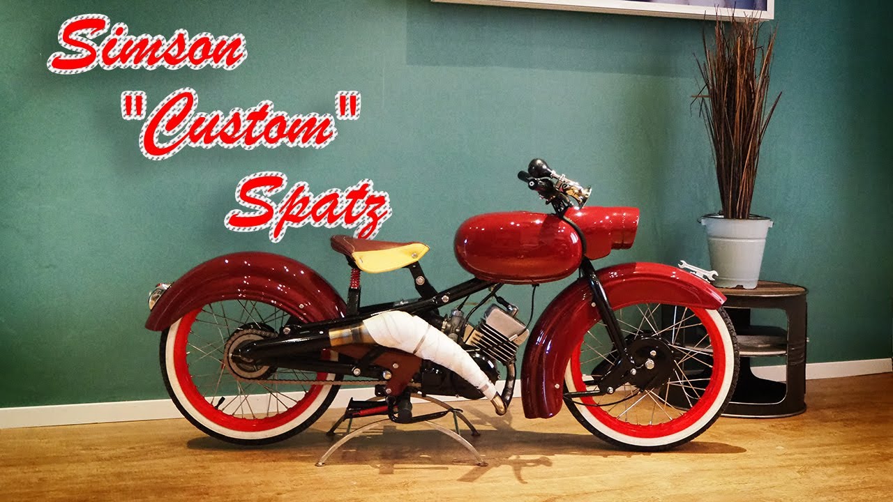 Ostblock MV | Zu Gast bei Hotte #1 | Simson "Custom" Spatz | Membran Motor | Reso Auspuff
