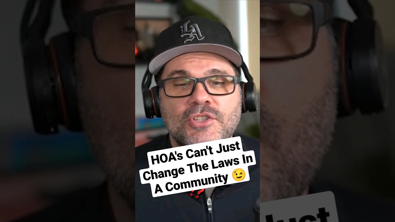 Homeowner's Associations Can Be A Huge Problem 🤦‍♂️