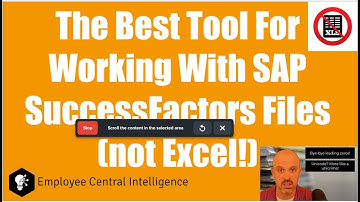 The Best Tool For Working With SAP SuccessFactors Files
