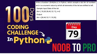 Day 79 |100 Days Coding Challenge in Python |#python #mysql #anjaliluthra #btech #bca #bsc #cse#sql