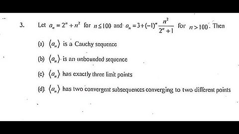 DU Msc Entance Real Analysis || Cauchy Sequences|| IIT JAM,DU,BHU,JNU entrance